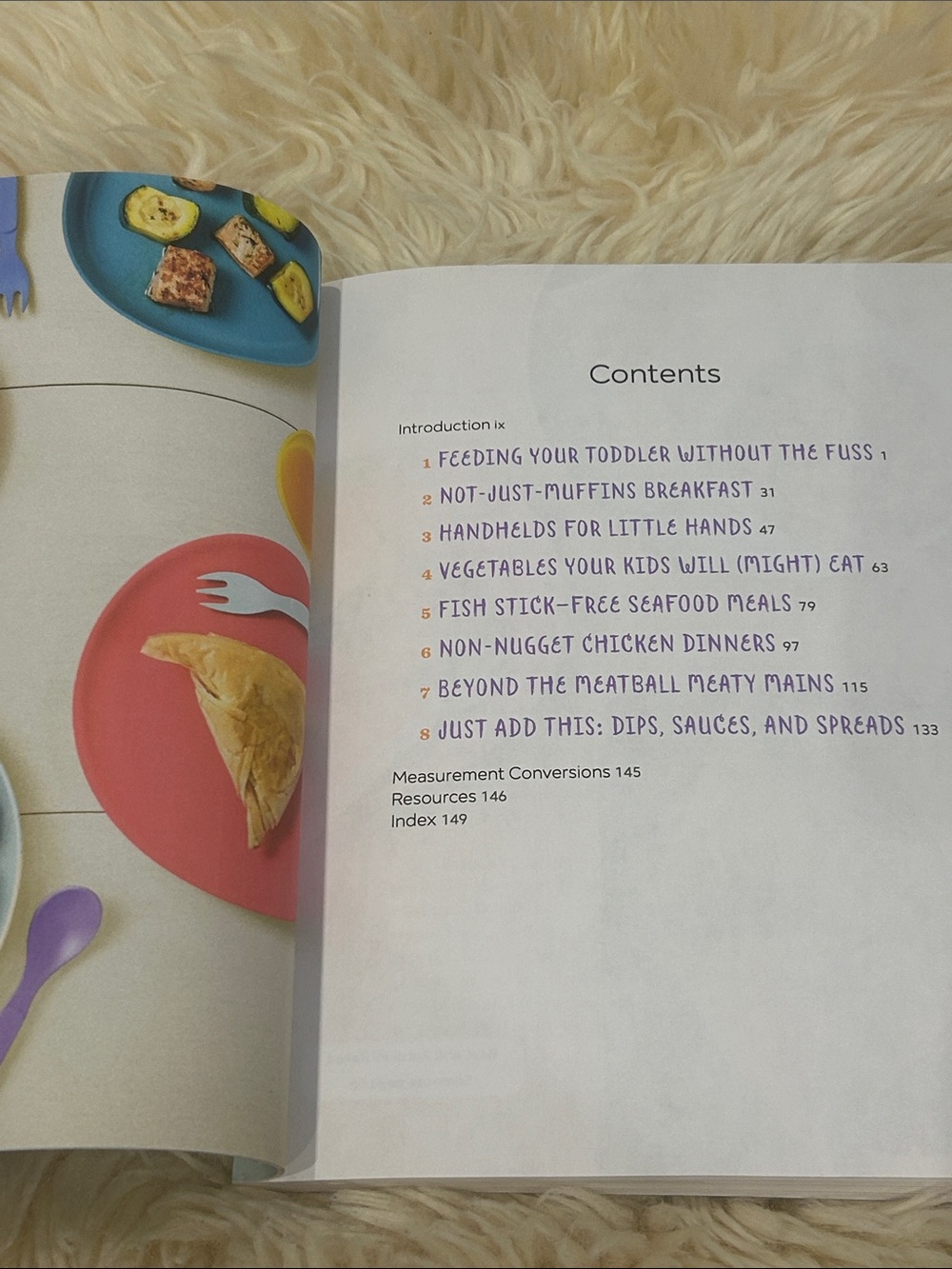 The Fuss-Free Toddler Cookbook - Light Blue Cover - Picture 4 of 5